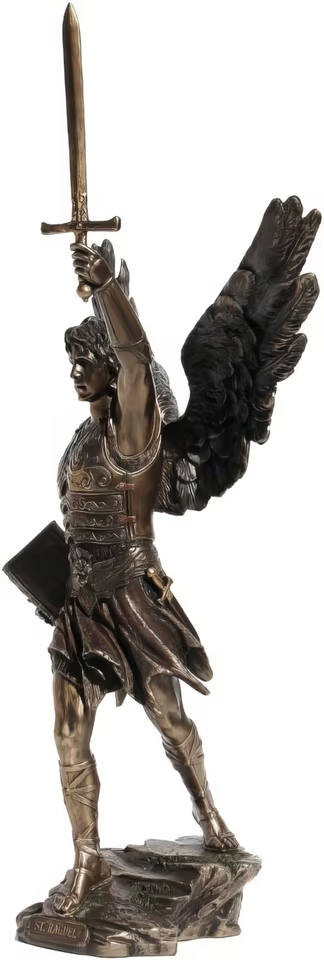Archangel Raguel Figure 41 cm – Veronese Bronze Figure Holy Angel