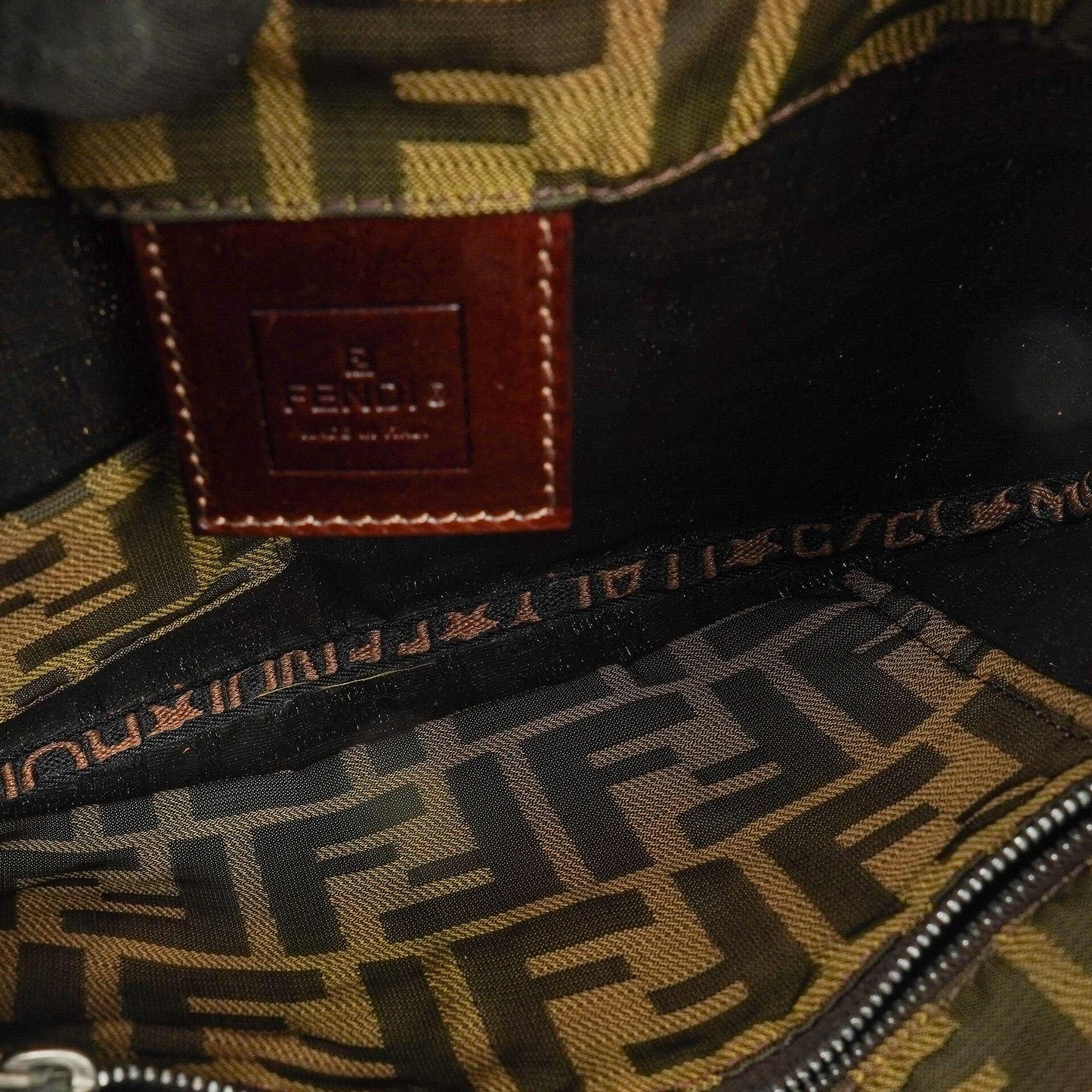 Fendi Zucca Schultertasche