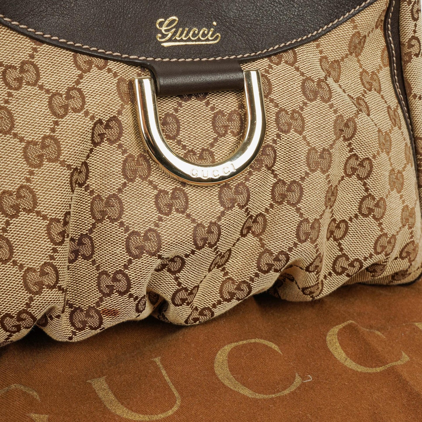 Gucci Abbey D-Ring Monogram Tasche