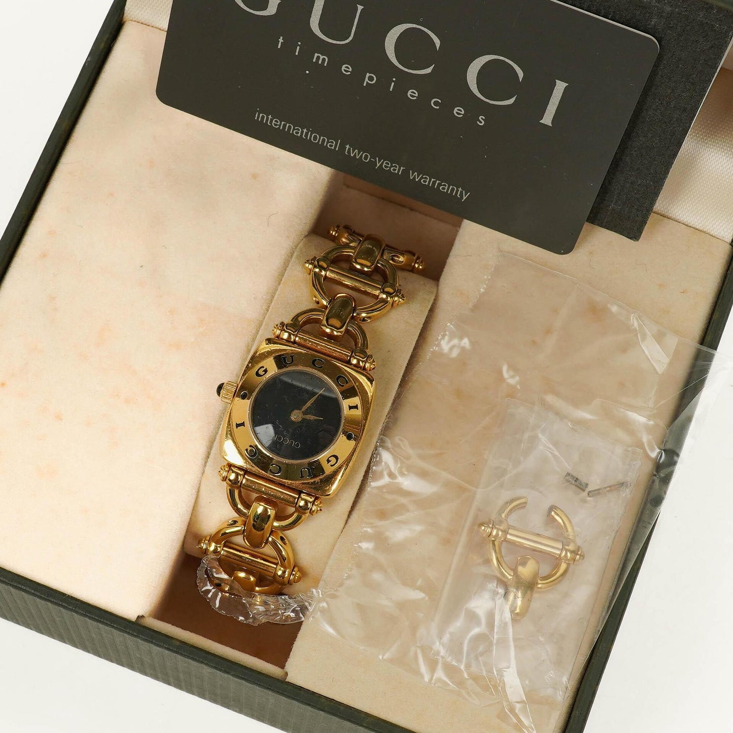 Gucci Horsebit 6400L Quarzuhr aus Edelstahl, 22 mm