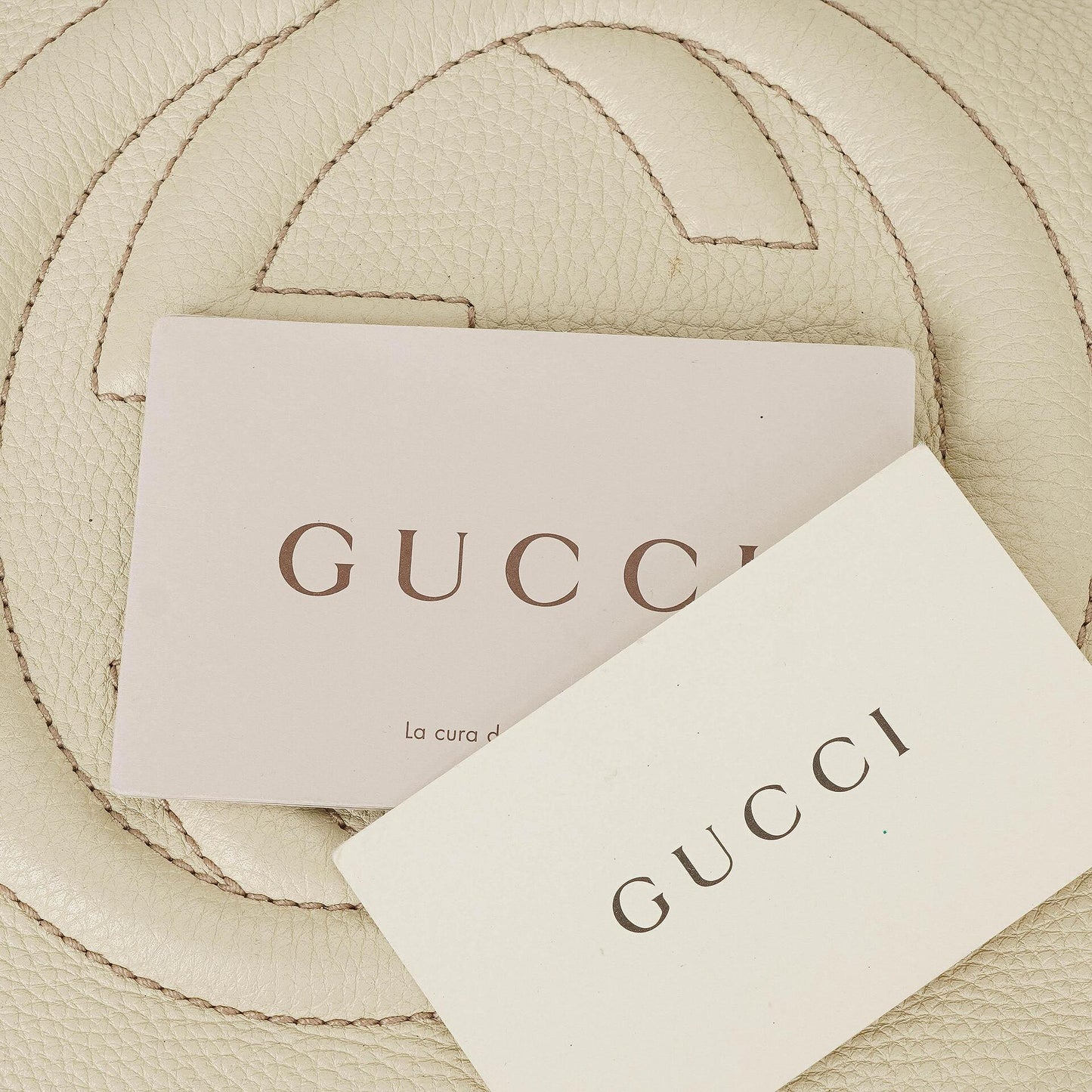Gucci Soho Chain Tote Bag aus genarbtem Kalbsleder