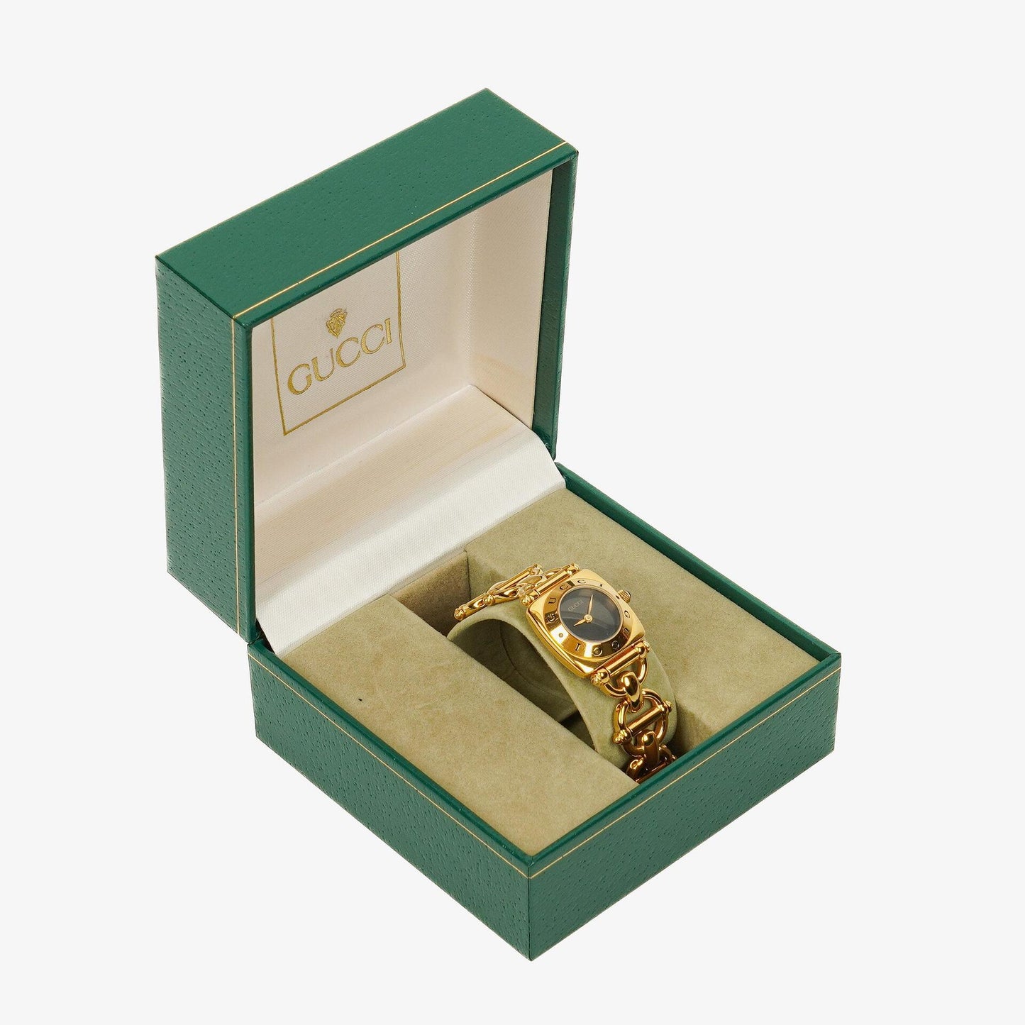 Gucci Horsebit 6400L Quarzuhr aus Edelstahl, 22 mm
