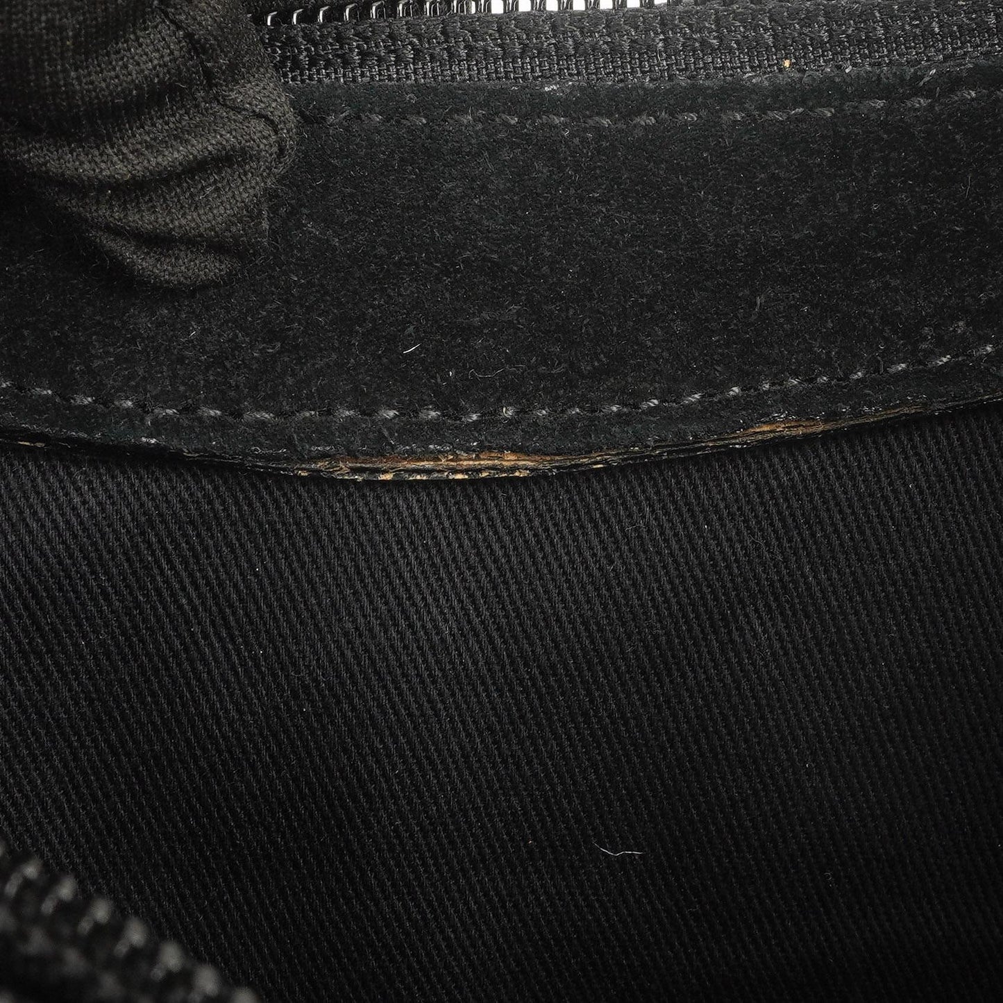 Gucci Vintage Hobo Schultertasche Schwarz GG Bamboo mit Henkel Oben