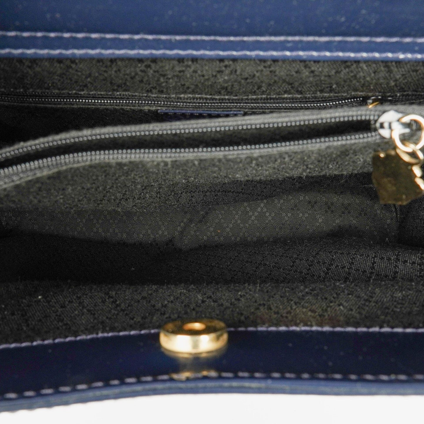Gucci Vintage Diana Bamboo Tote aus Lackleder in Marineblau