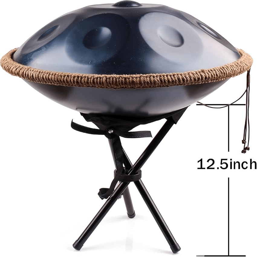 Handpan 432 Hz D - Moll für Anfänger – 10 Noten Edelstahl 22 Zoll - Laminimas e.K