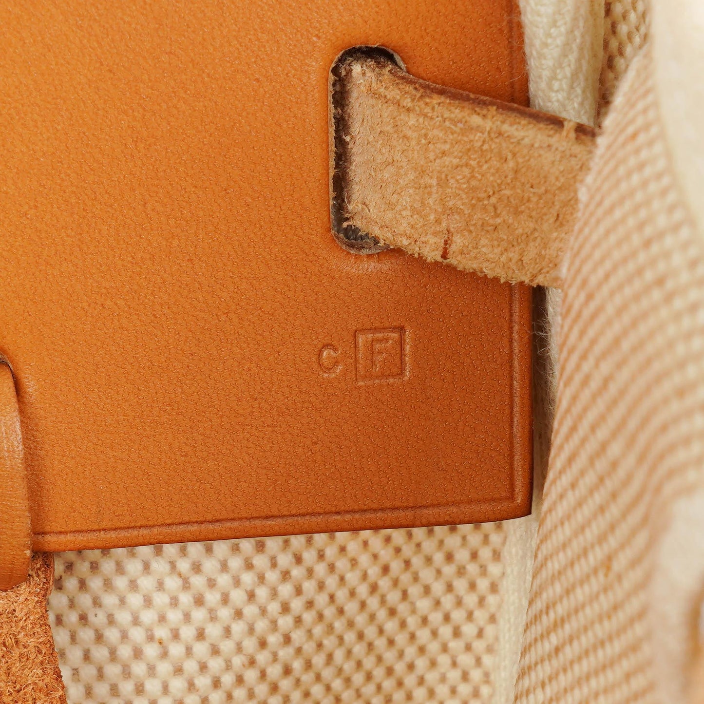 Hermes Herbag Cabas Canvas Vache Hunter MM 2-in-1 Tasche