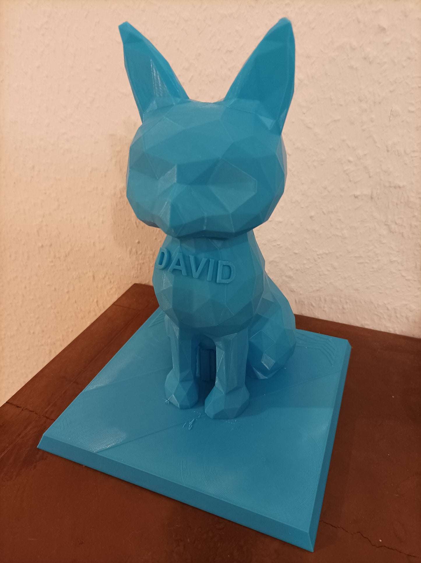 3D Gedruckter Katzen Kopfhörer Ständer - Low Poly Design, Modernes Bürozubehör, Personalisierbar