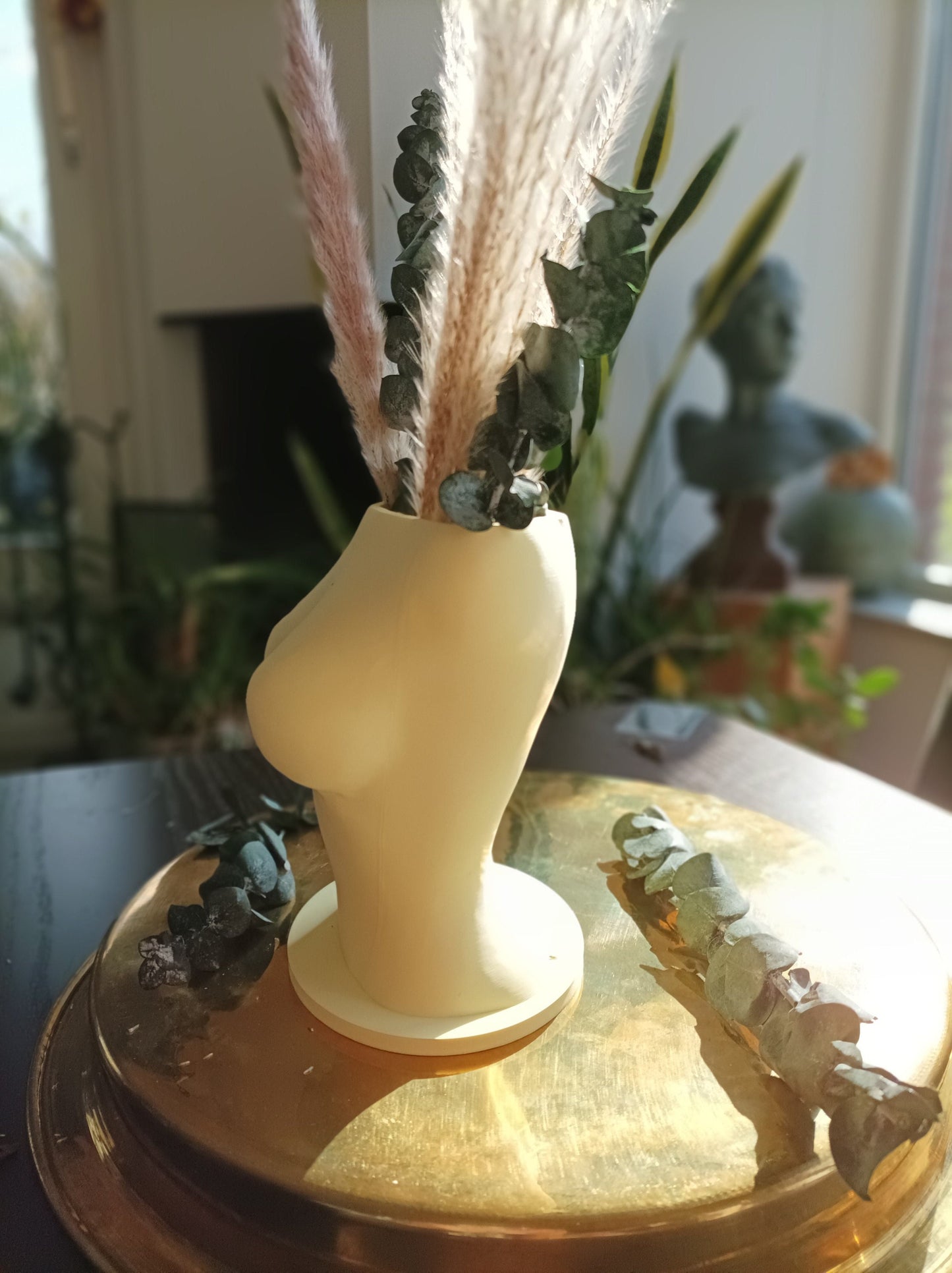 Stilvolle Erorik Frauenkörper Vase aus PLA für Trockenblumen