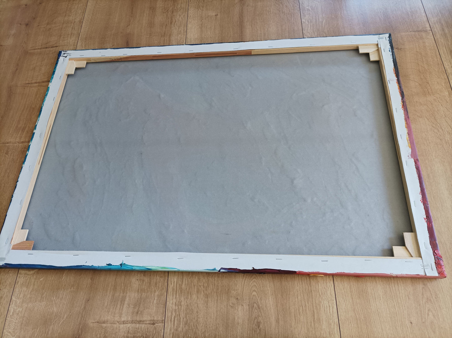 Handarbeit: Abstraktes Öl Gemälde Kunstwerk Erotik Paar