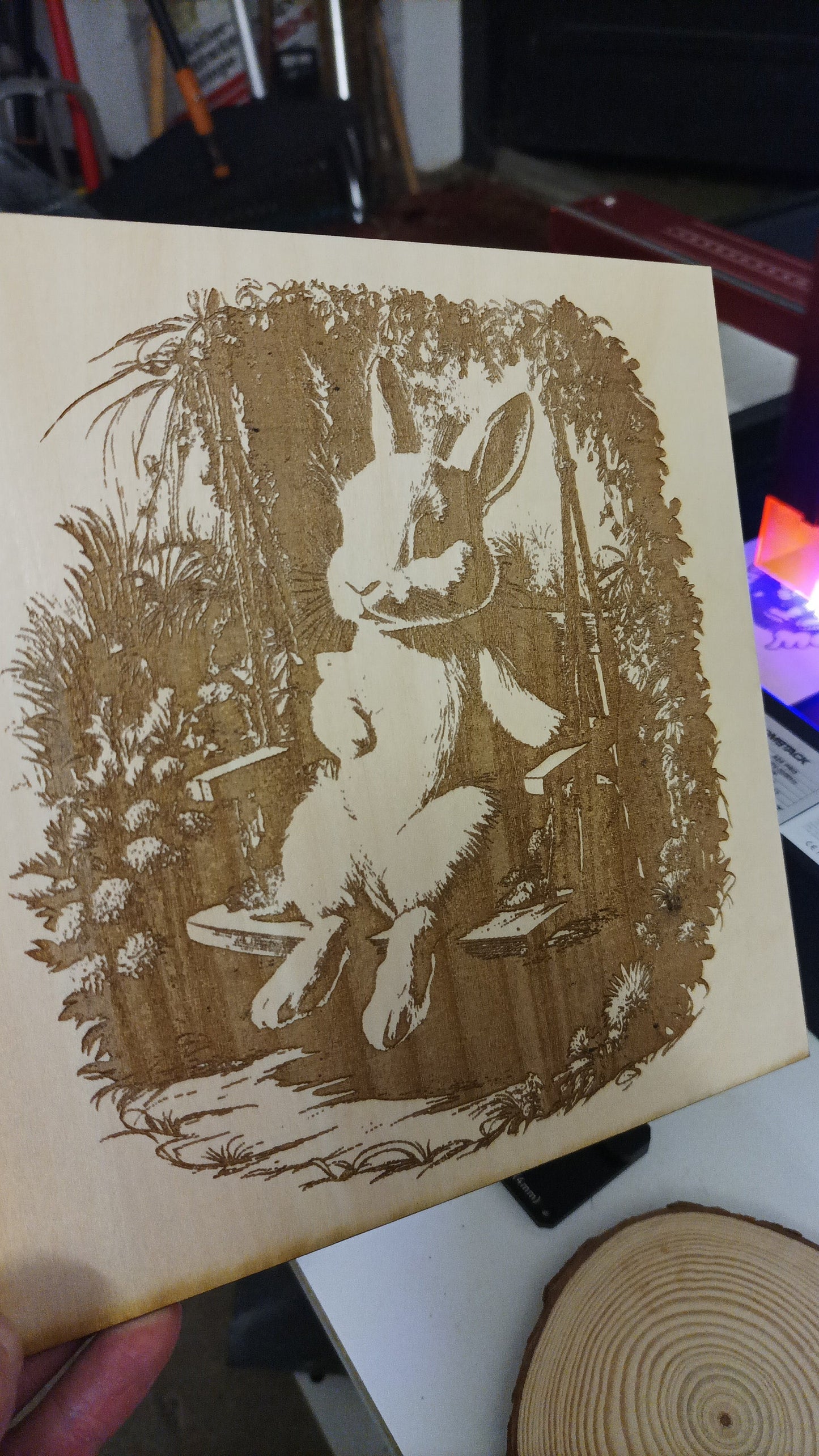 Custom photo on wood, laser cut photo on wood with picture frame, personalized wall decoration, portrait from photo.