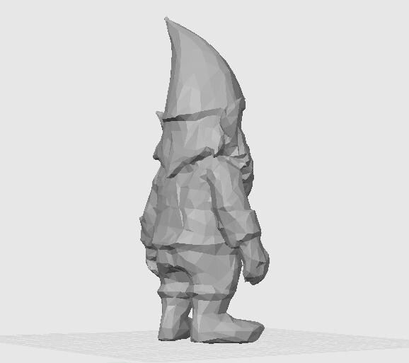 Low Poly 3D Wichtel