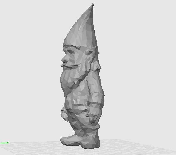 Low Poly 3D Wichtel
