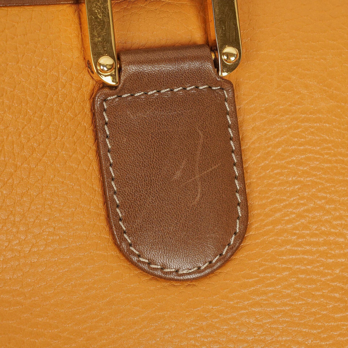 Loewe Braune Leder Anagram Aktentasche
