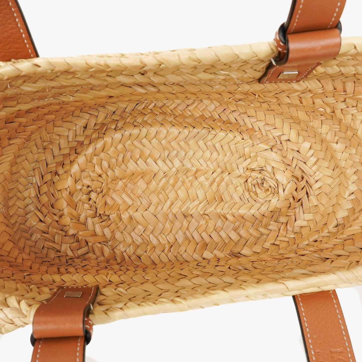 Loewe Kleine Raffia Korbtasche Tote