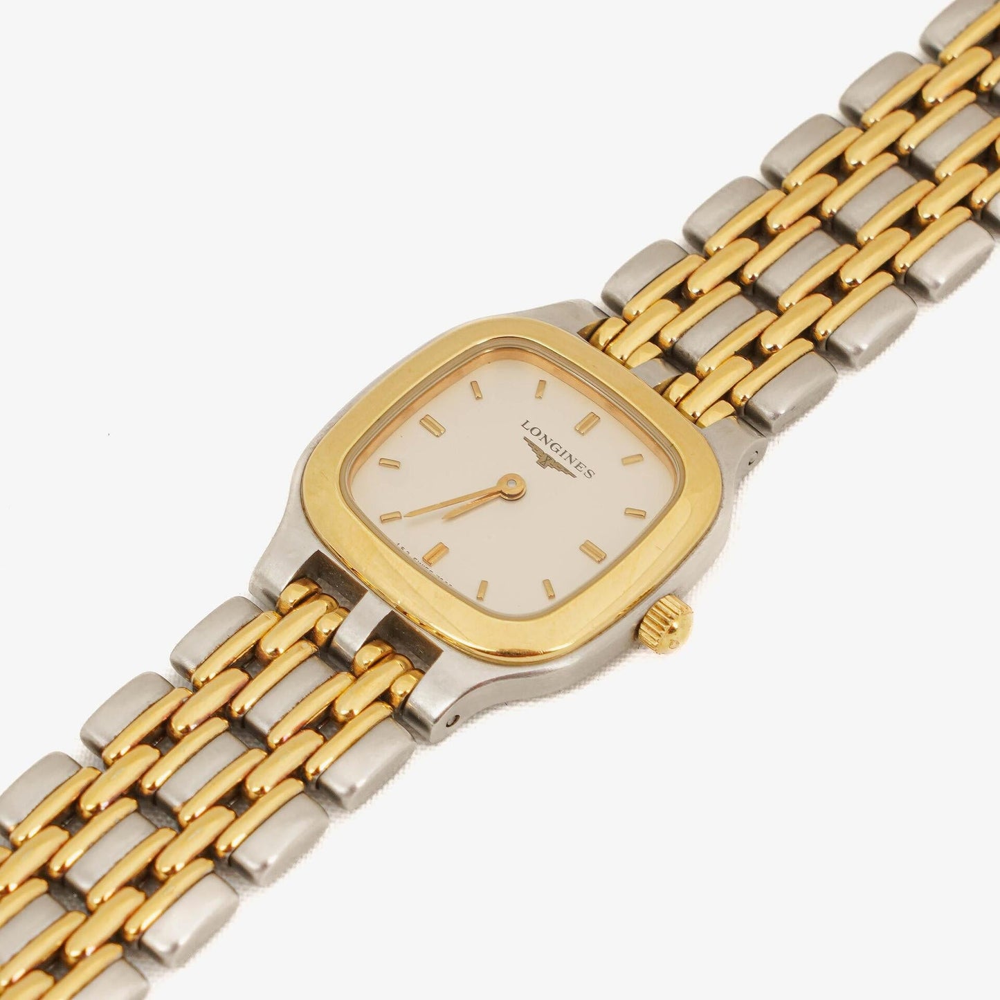 Longines 7445 Quarzuhr aus bicolor Edelstahl