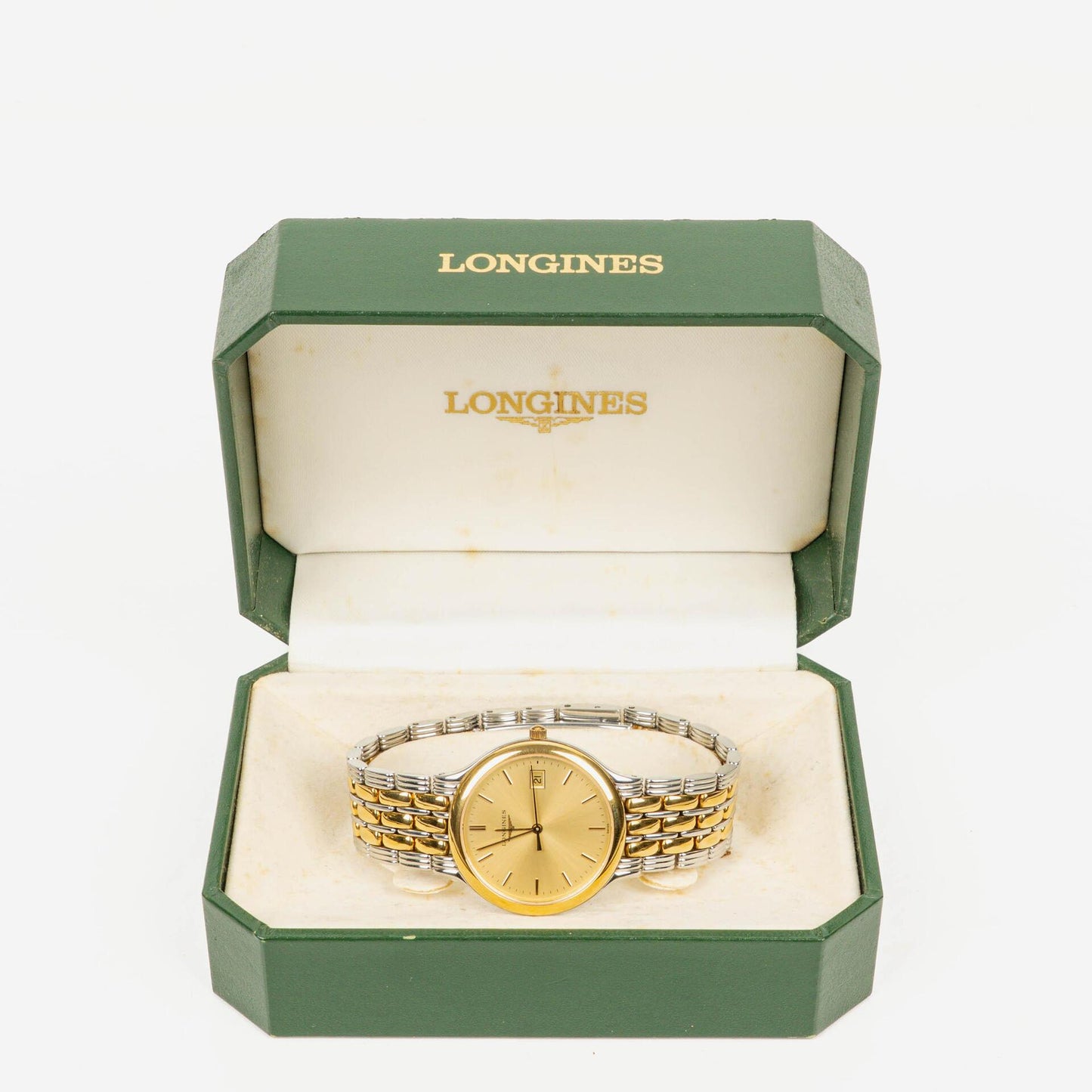 Longines La Grande Classique 34 mm L5.649.3 Quarz-Uhr aus bicolor Edelstahl
