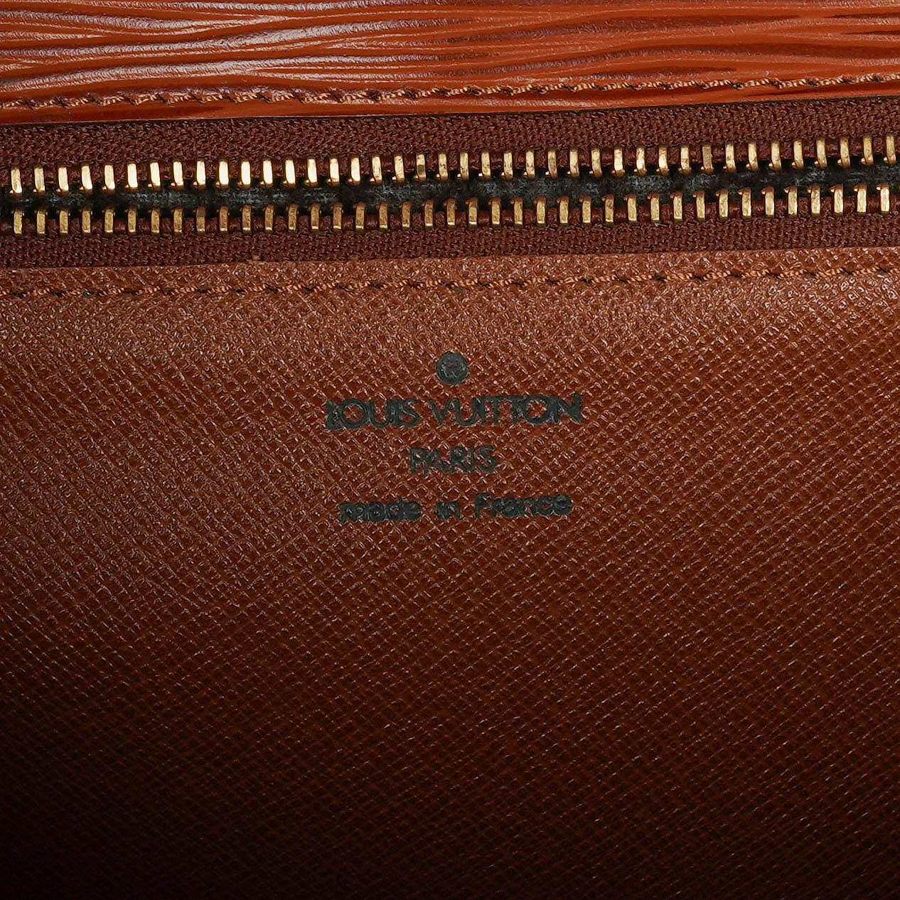 Louis Vuitton Monceau Handtasche aus braunem Epi Leder