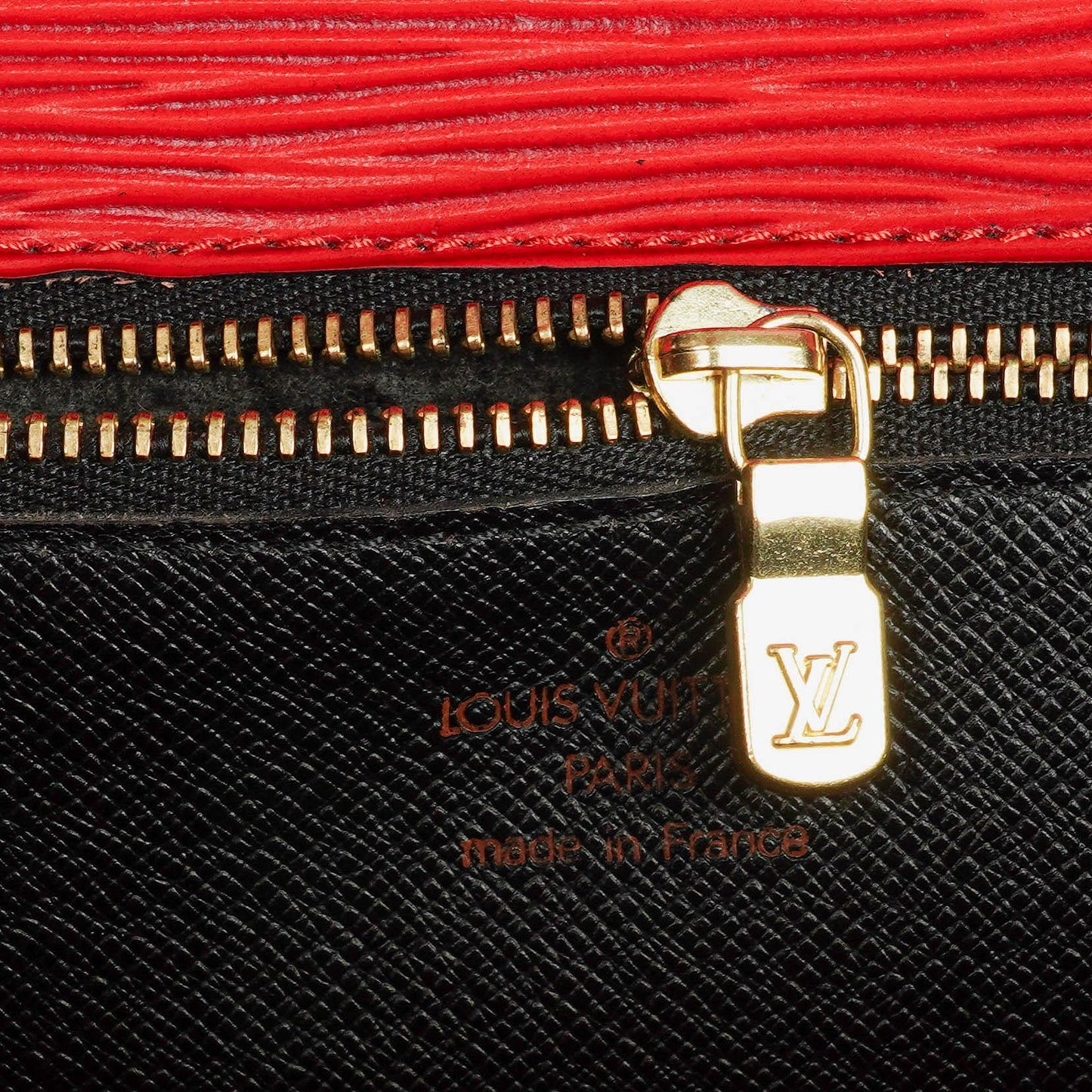 Louis Vuitton Monceau Handtasche aus rotem Epi Leder