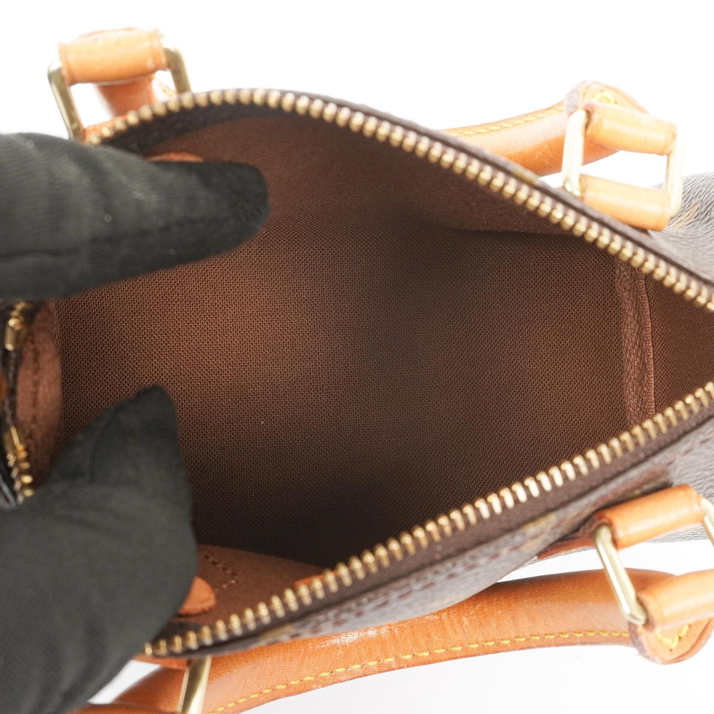 Louis Vuitton Nano Speedy Monogram Canvas Mini Handtasche