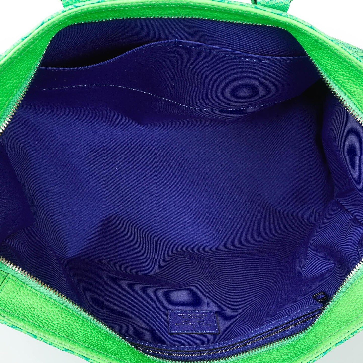Louis Vuitton Keepall Tote Taurillon Illusion Monogram Bleu Vert