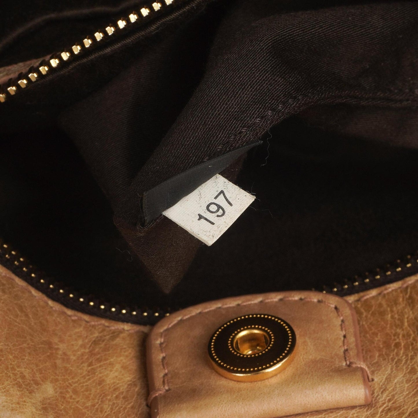 Miu Miu Vitello Shine Tote Bag Cammeo