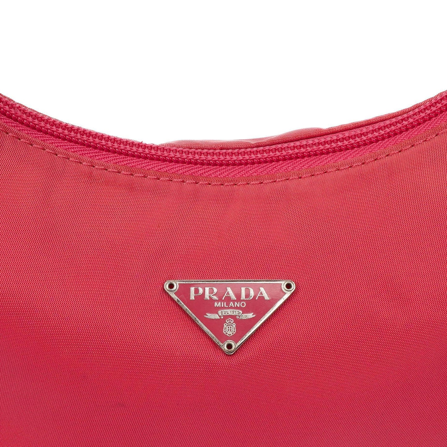 Prada Tessuto Nylon Sport Mini Schulter-Hobo-Tasche in Pink