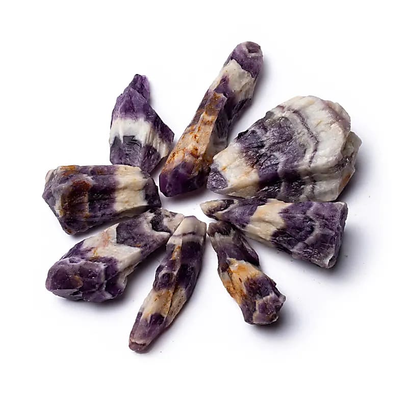 Roher Chevron Amethyst - ±1000g; ±3 - 9cm - Laminimas e.K