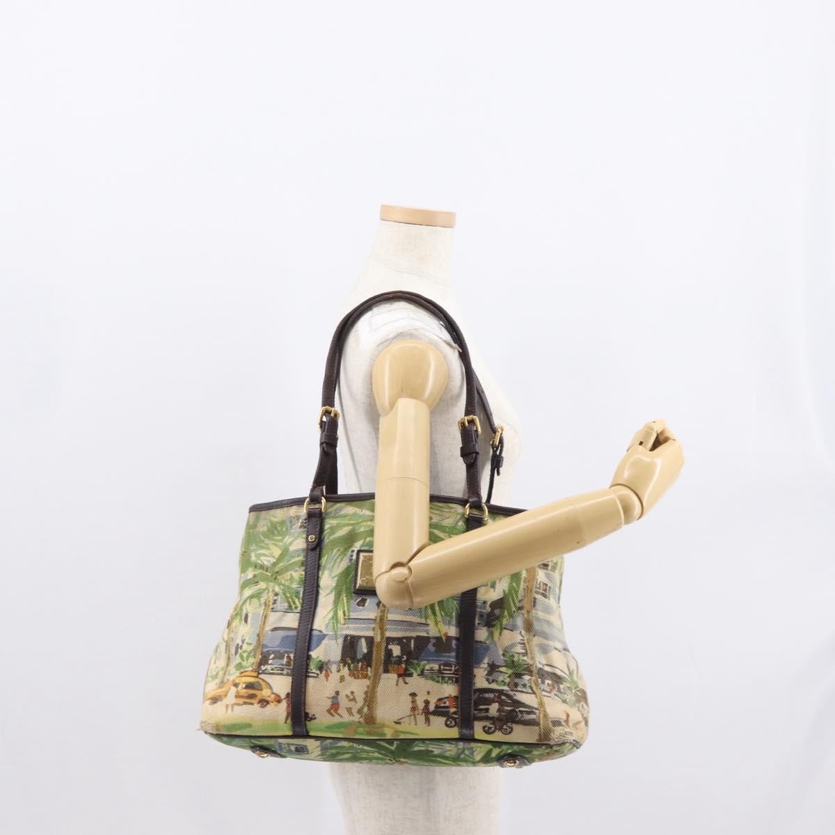 Louis Vuitton LOUIS VUITTON Eyeall Cabas PM Promenade Bag Canvas Purple M93771 LV Authentic 162827
