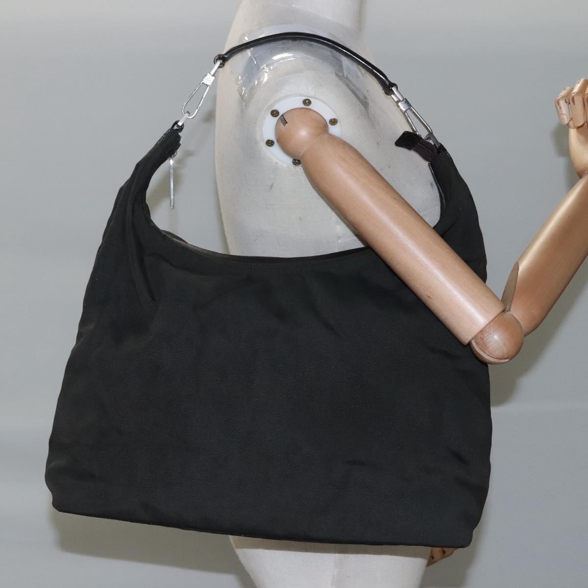 Gucci GUCCI Shoulder Bag Canvas Khaki Authentic ti2779