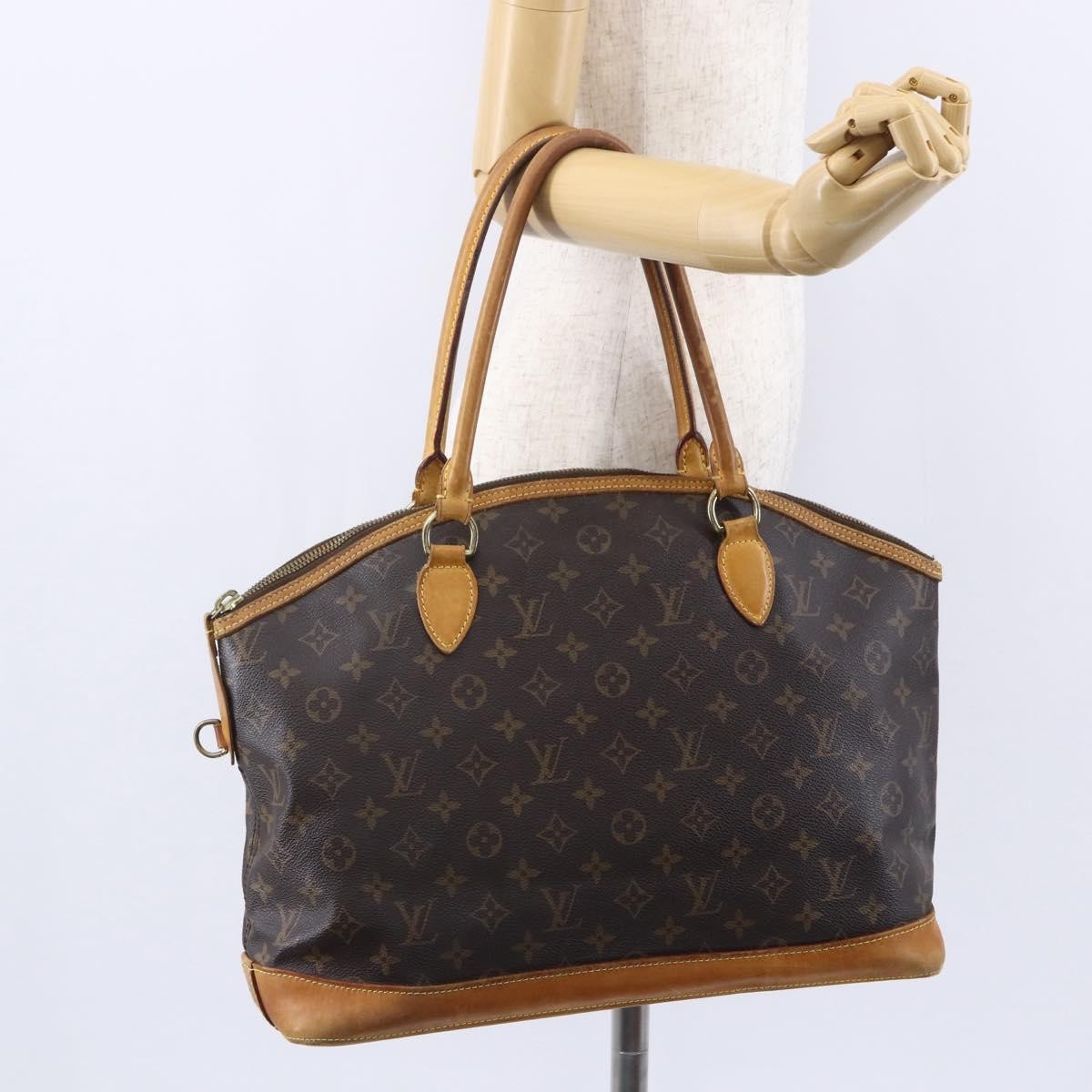 Louis Vuitton LOUIS VUITTON Monogram Lockit Horizontal Hand Bag M40104 LV Authentic 150160