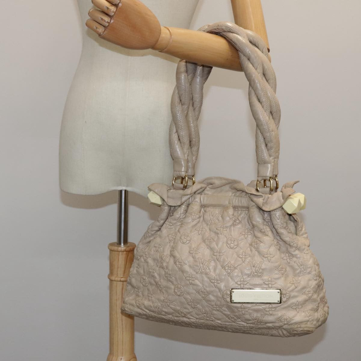 Louis Vuitton LOUIS VUITTON Monogram Orump Stratus PM Shoulder Bag Beige M95419 Authentic bs18758