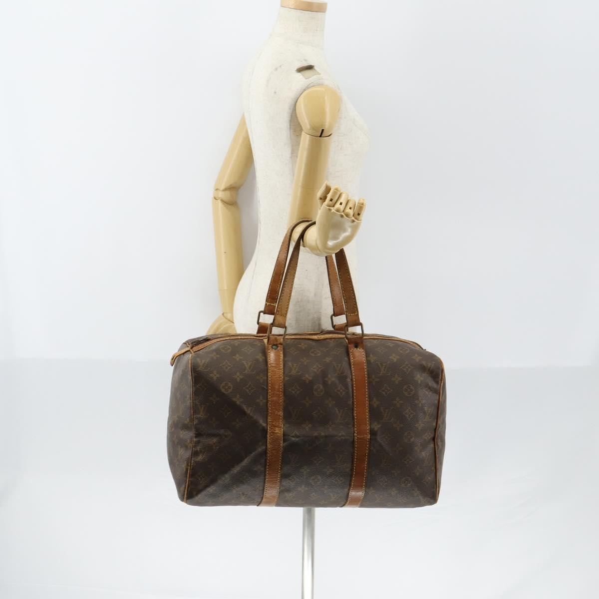 Louis Vuitton LOUIS VUITTON Monogram Sac Souple 45 Boston Bag M41624 LV Authentic 151133