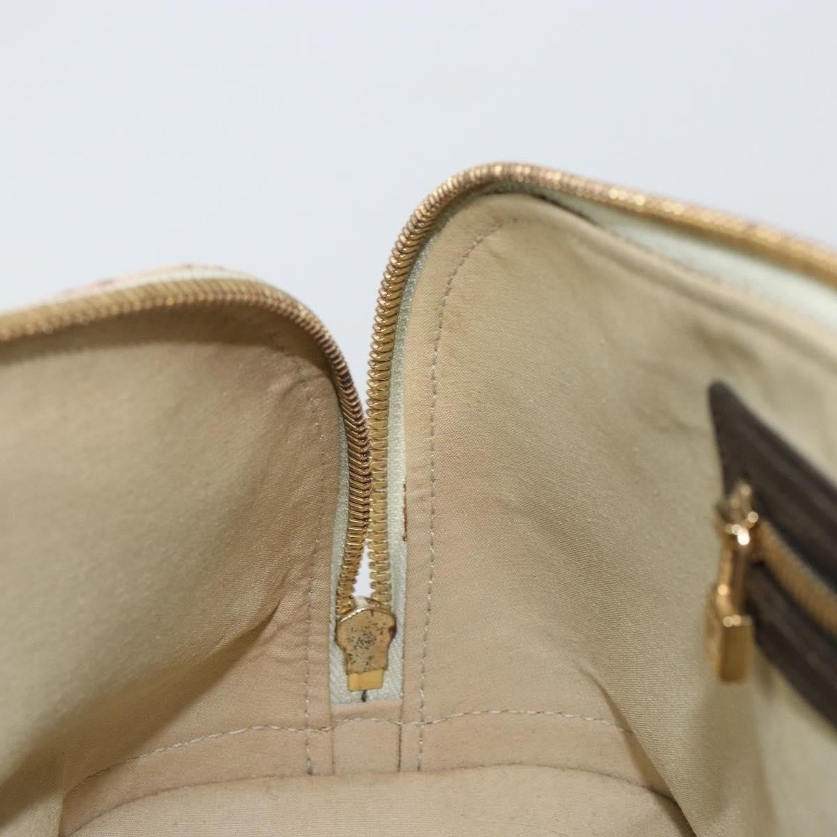 Louis Vuitton LOUIS VUITTON Monogram Mini Alma Ron Hand Bag Khaki M92206 LV Authentic 158341