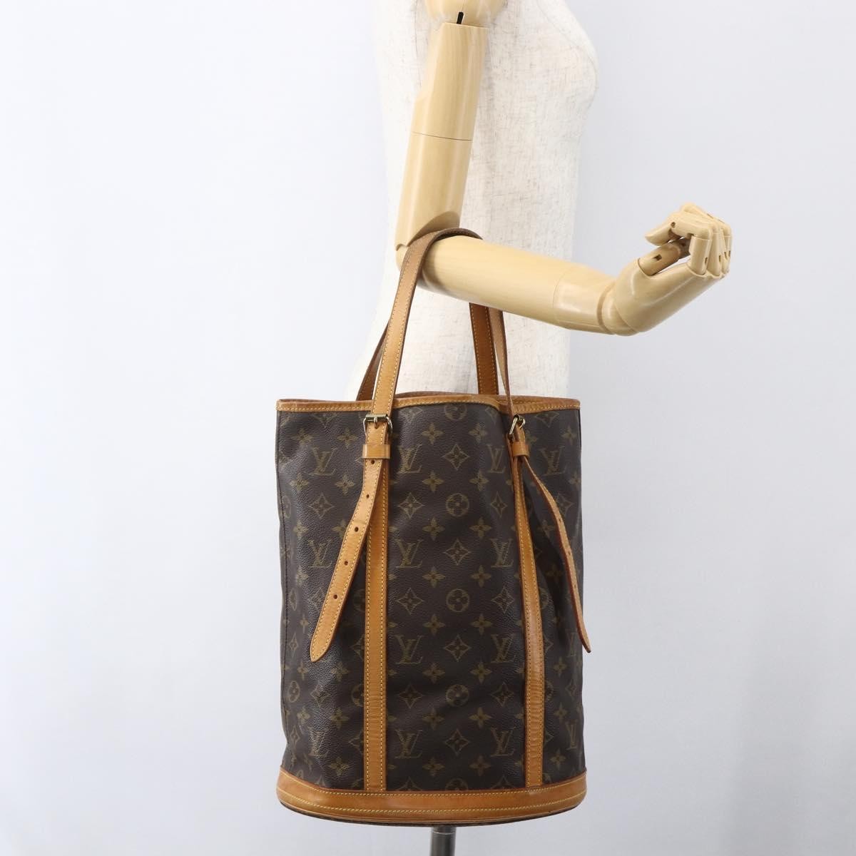 Louis Vuitton LOUIS VUITTON Monogram Bucket GM Shoulder Bag M42236 LV Authentic 156236