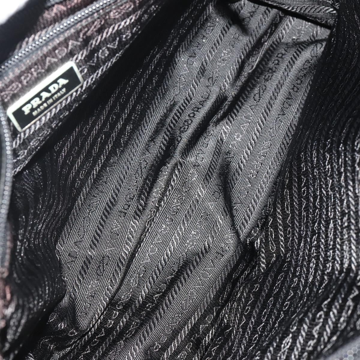 Prada PRADA Shoulder Bag Nylon 2 Set Black Authentic YKZ1068