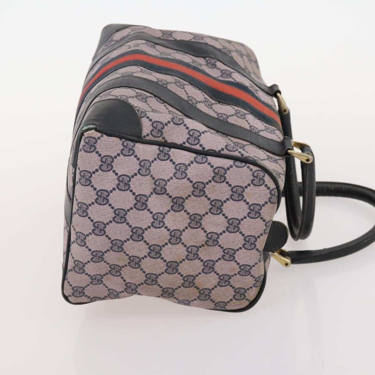 Gucci GUCCI GG Supreme GG Crystal Hand Bag PVC 3 Set Beige Authentic 174861