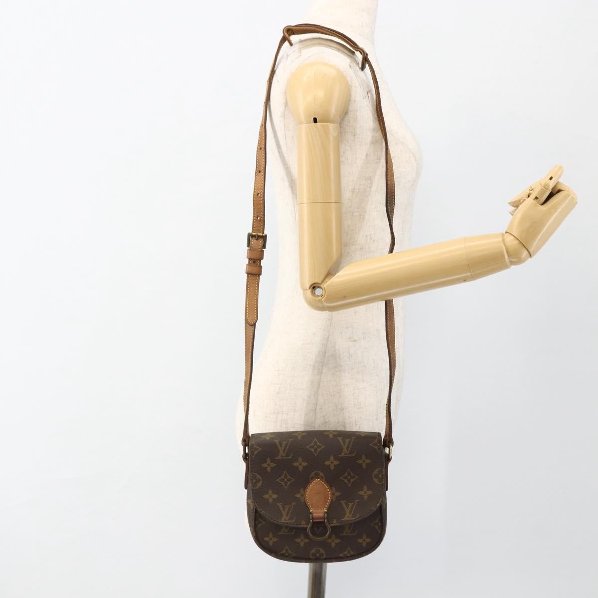 Louis Vuitton LOUIS VUITTON Monogram Saint Cloud PM Shoulder Bag M51244 LV Authentic LNZ568