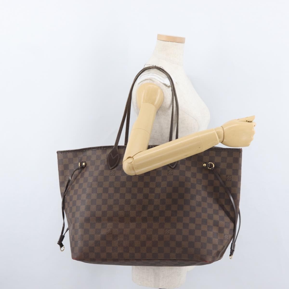 Louis Vuitton LOUIS VUITTON Damier Ebene Neverfull GM Tote Bag N51106 LV Authentic LNZ627