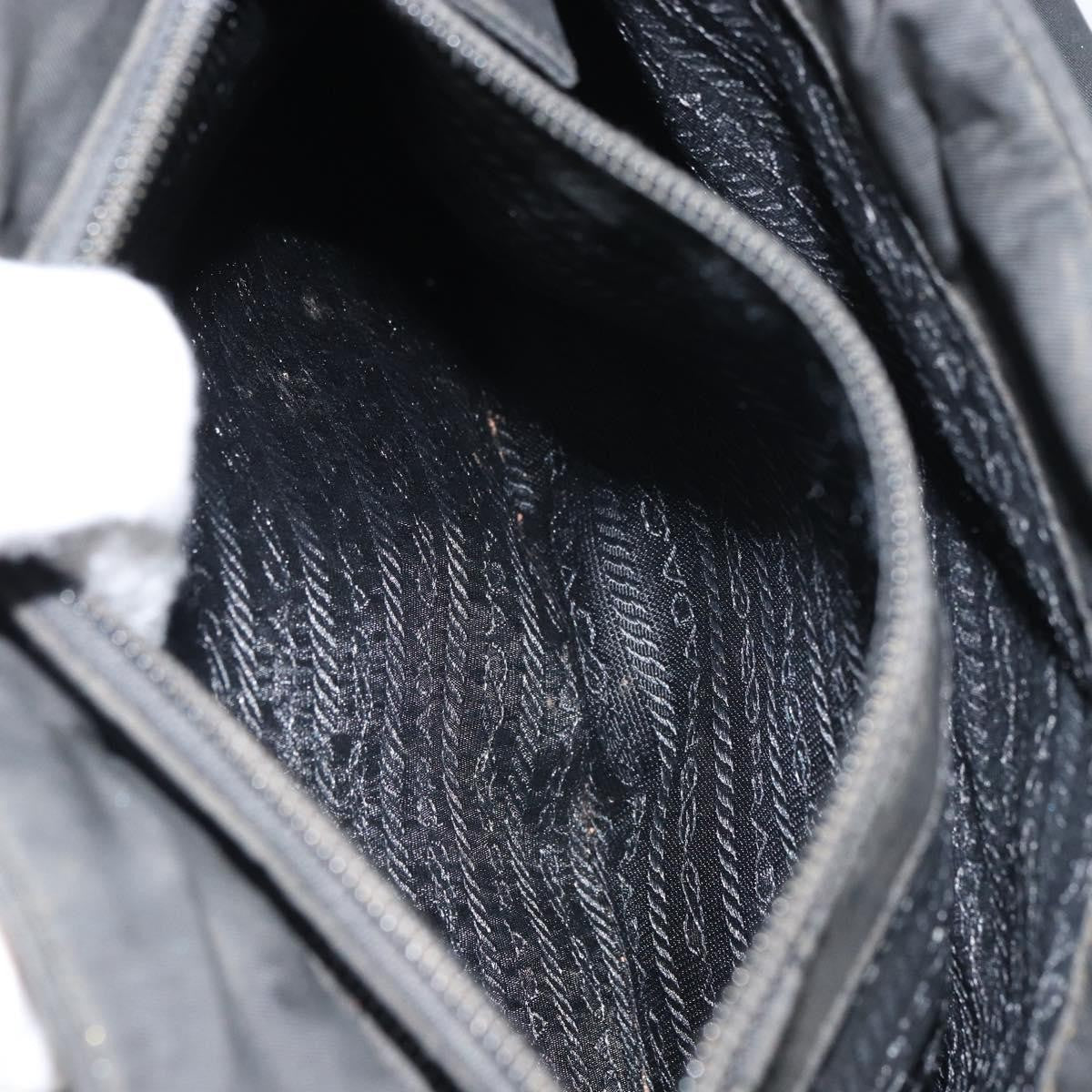 Prada PRADA Hand Bag Nylon Black Authentic 161789