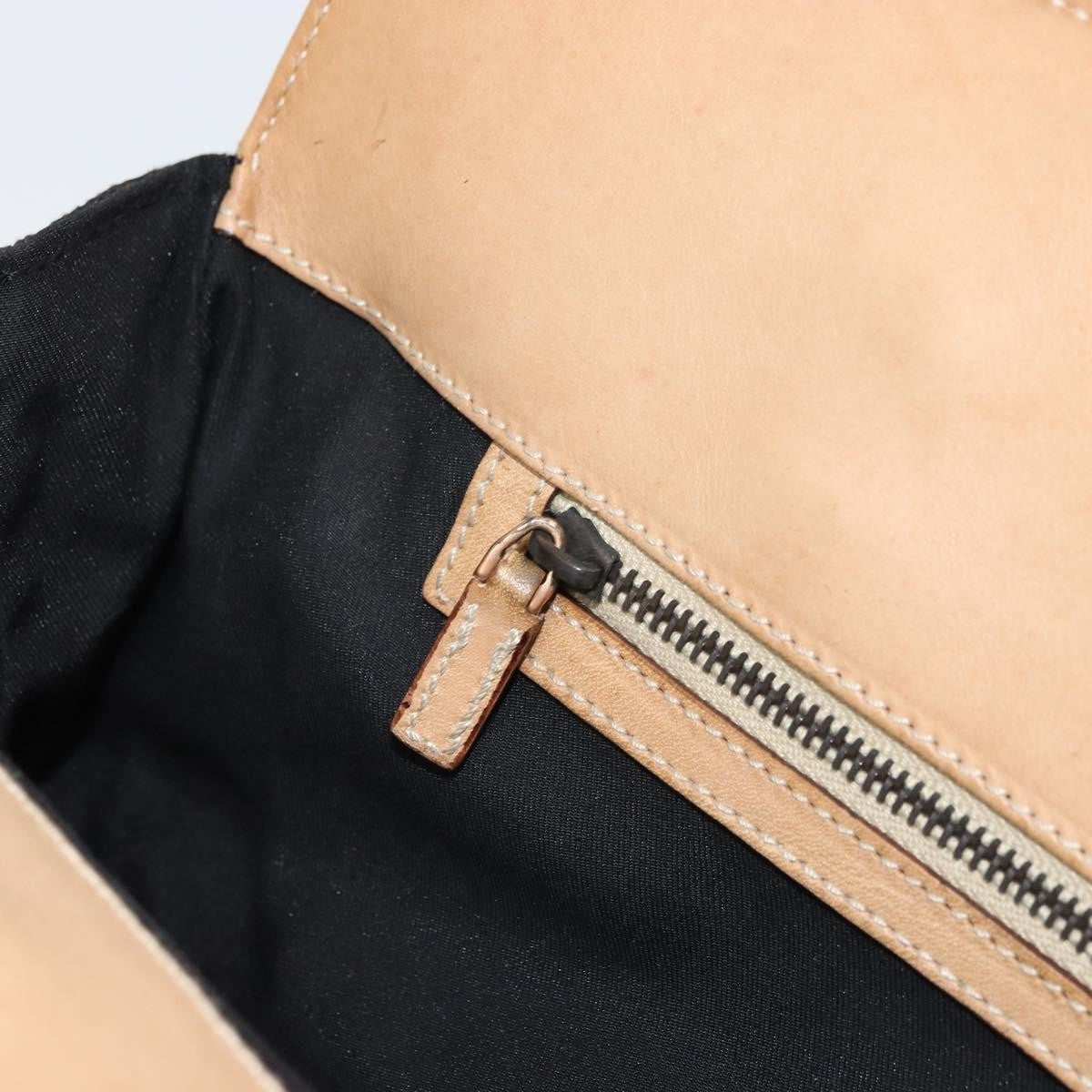Gucci GUCCI GG Canvas Tote Bag Black Gold 114913 Authentic gh1523