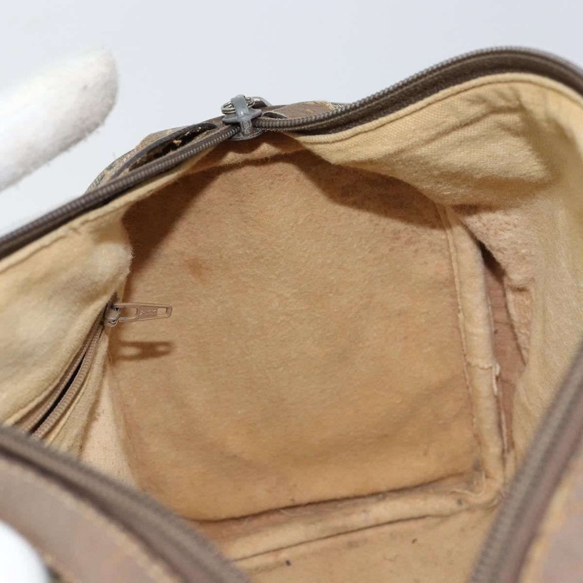 Gucci GUCCI GG Supreme Web Sherry Line Hand Bag PVC Beige 116 02 006 Authentic 162248