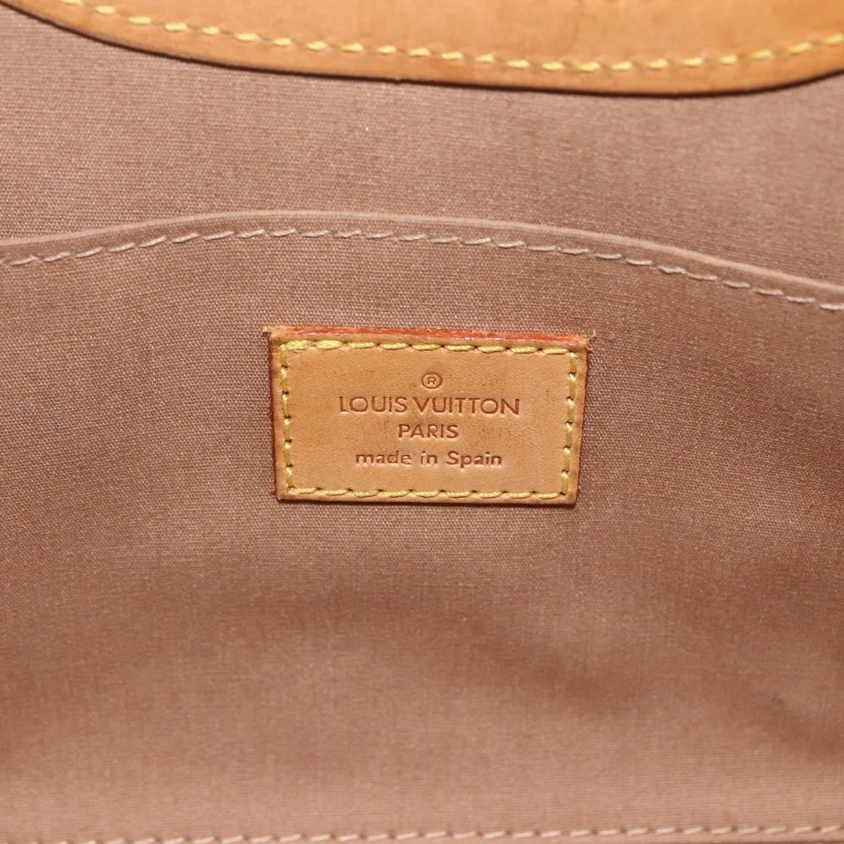 Louis Vuitton LOUIS VUITTON Monogram Vernis Roxbury Drive Bag 2Way Noisette M91372 Authentic 164676