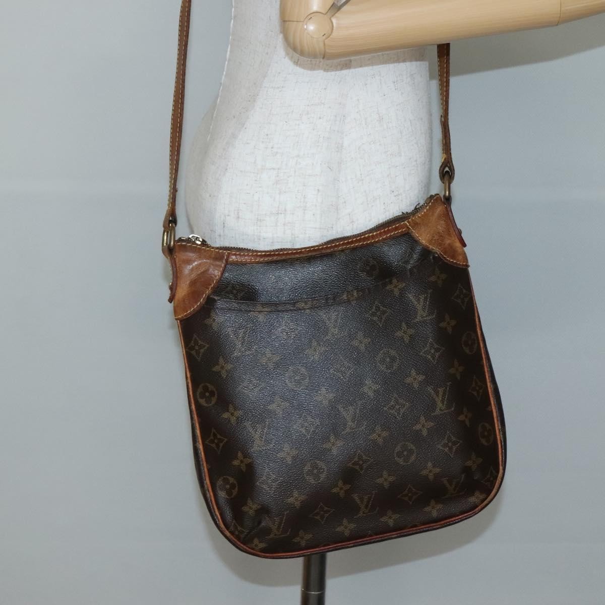Louis Vuitton LOUIS VUITTON Monogram Odeon PM Shoulder Bag M56390 LV Authentic 142153