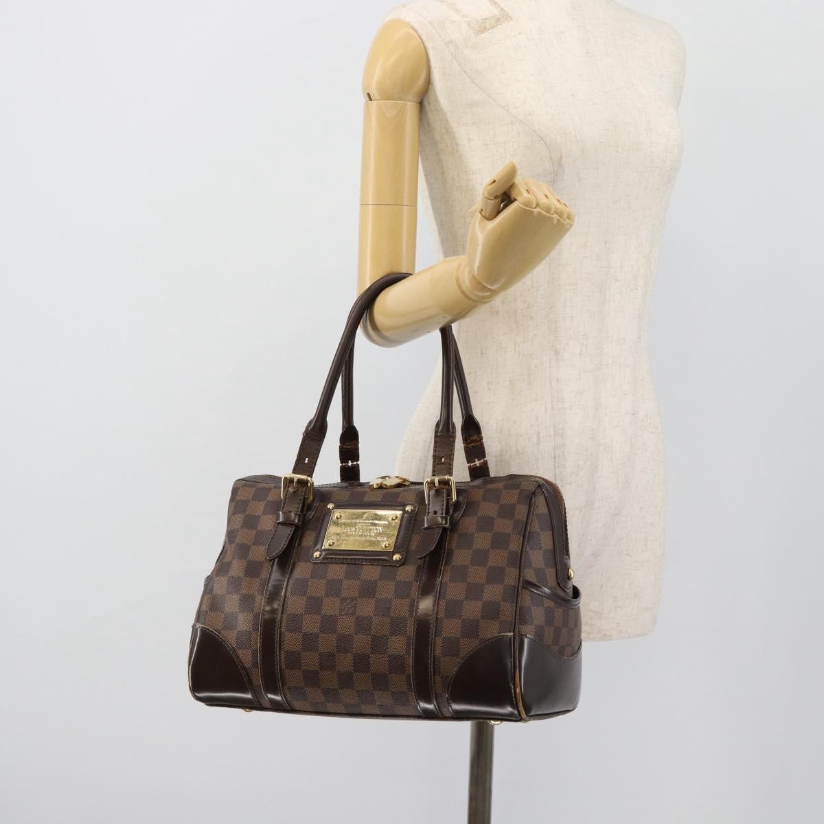 Louis Vuitton LOUIS VUITTON Damier Ebene Berkeley Hand Bag N52000 LV Authentic 180651