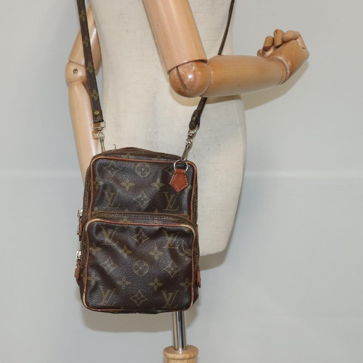 Louis Vuitton LOUIS VUITTON Monogram Mini Amazon Shoulder Bag Vintage M45238 LV Authentic ar12658