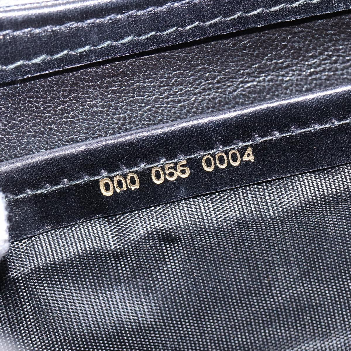 Gucci GUCCI Hand Bag Leather Black Gold 000 056 0004 Authentic ep10863