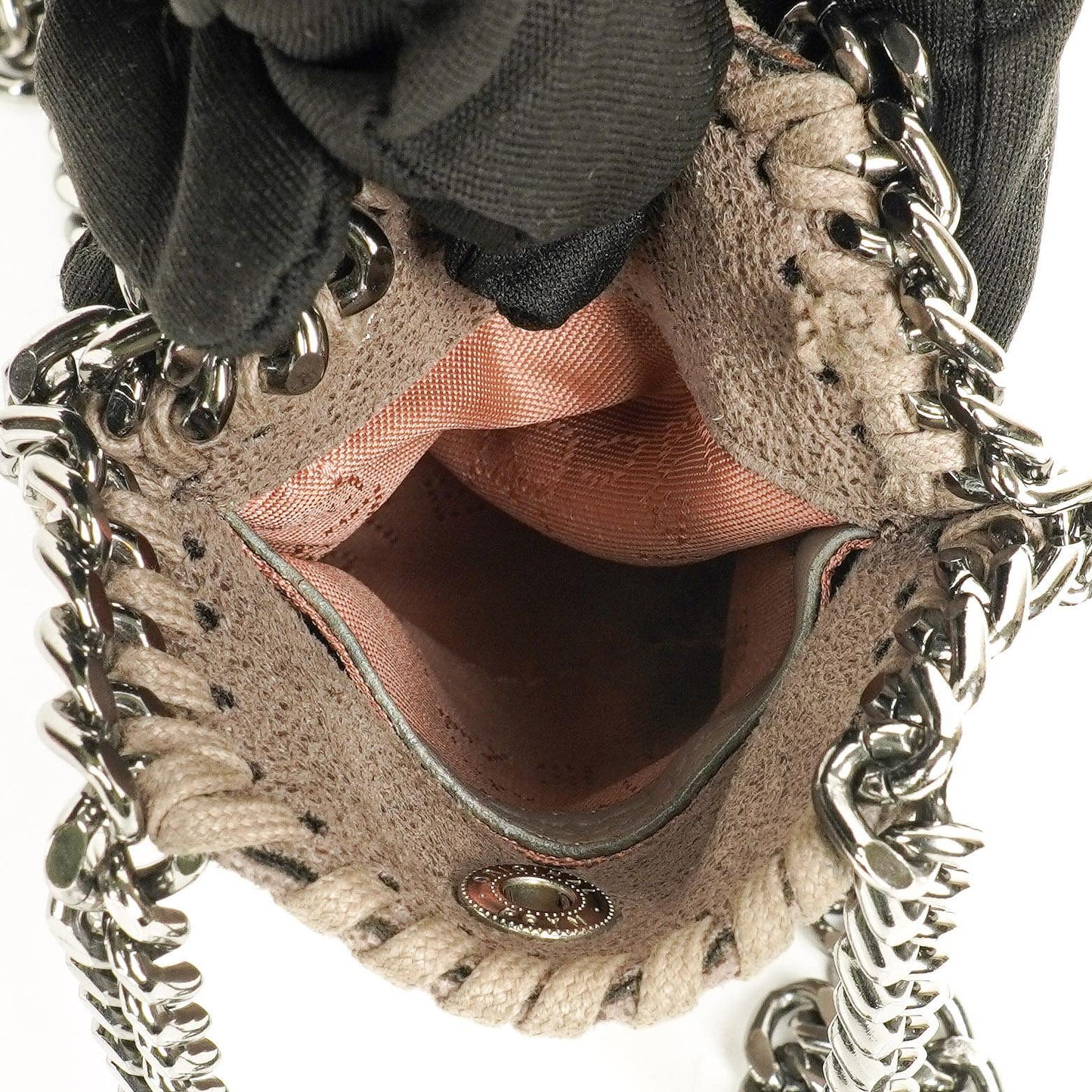 Stella McCartney Falabella Micro Tote aus veganem Shaggy Deer