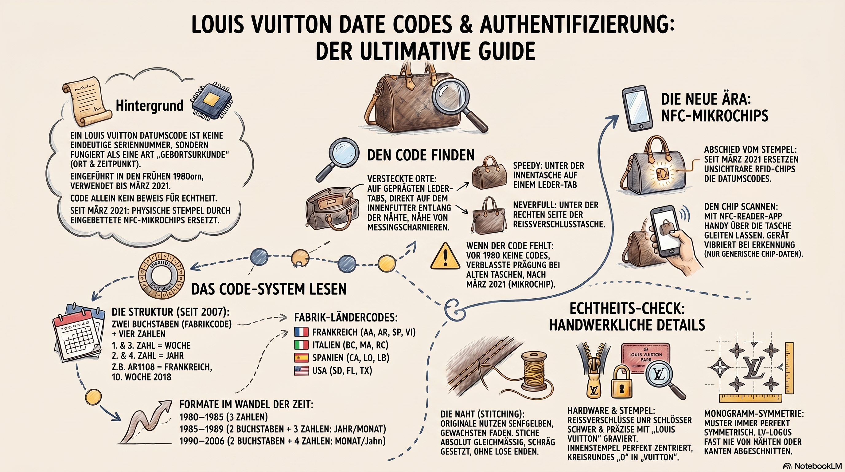Louis Vuitton Date Code prüfen: Echtheit, RFID und Fälschungen erkennen ...