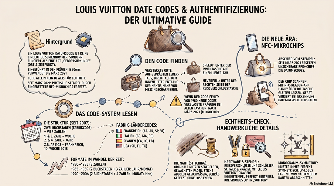 Louis Vuitton Date Code prüfen: Echtheit, RFID und Fälschungen erkennen