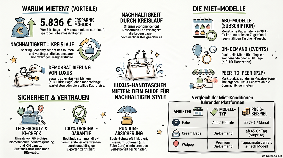 Designertaschen mieten: Handtaschen leihen statt kaufen